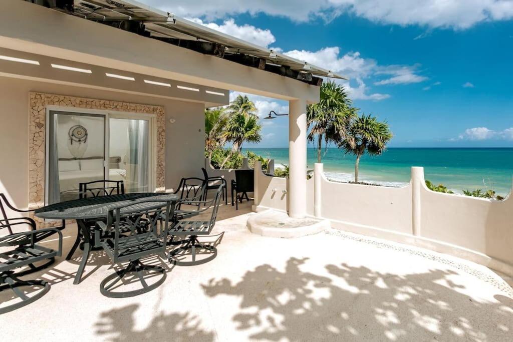 Luxury 5-Br Beachfront Home In Tulum Casa Sofia Gato Extérieur photo