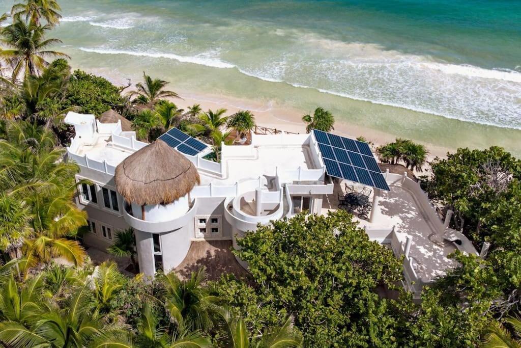 Luxury 5-Br Beachfront Home In Tulum Casa Sofia Gato Extérieur photo
