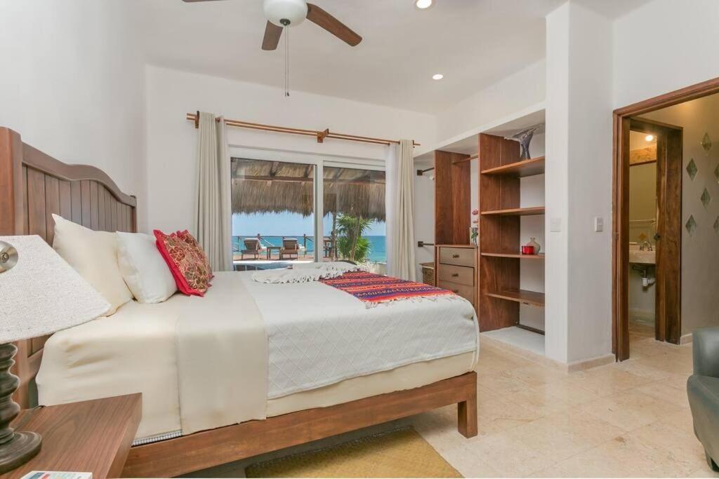 Luxury 5-Br Beachfront Home In Tulum Casa Sofia Gato Extérieur photo