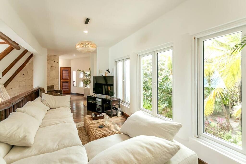 Luxury 5-Br Beachfront Home In Tulum Casa Sofia Gato Extérieur photo
