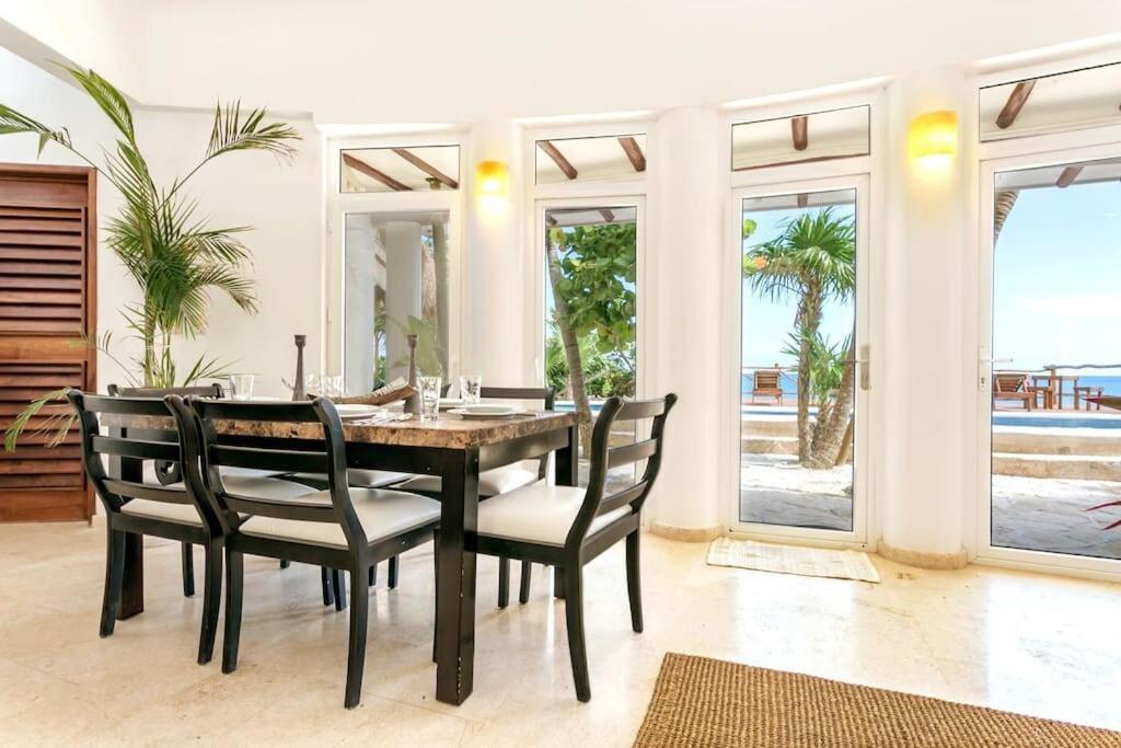 Luxury 5-Br Beachfront Home In Tulum Casa Sofia Gato Extérieur photo
