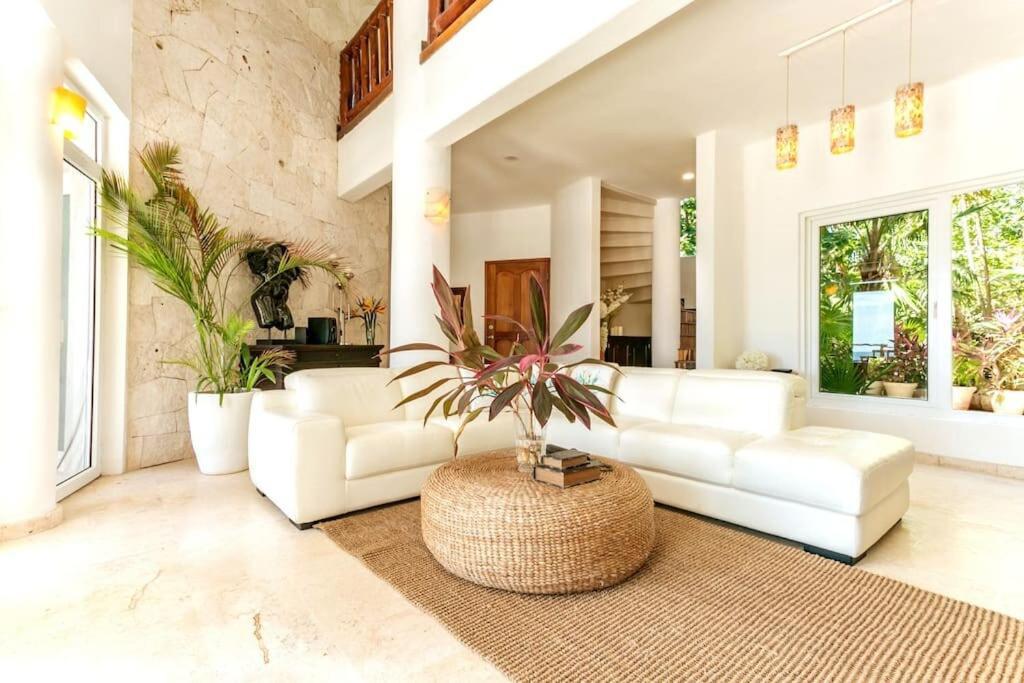 Luxury 5-Br Beachfront Home In Tulum Casa Sofia Gato Extérieur photo